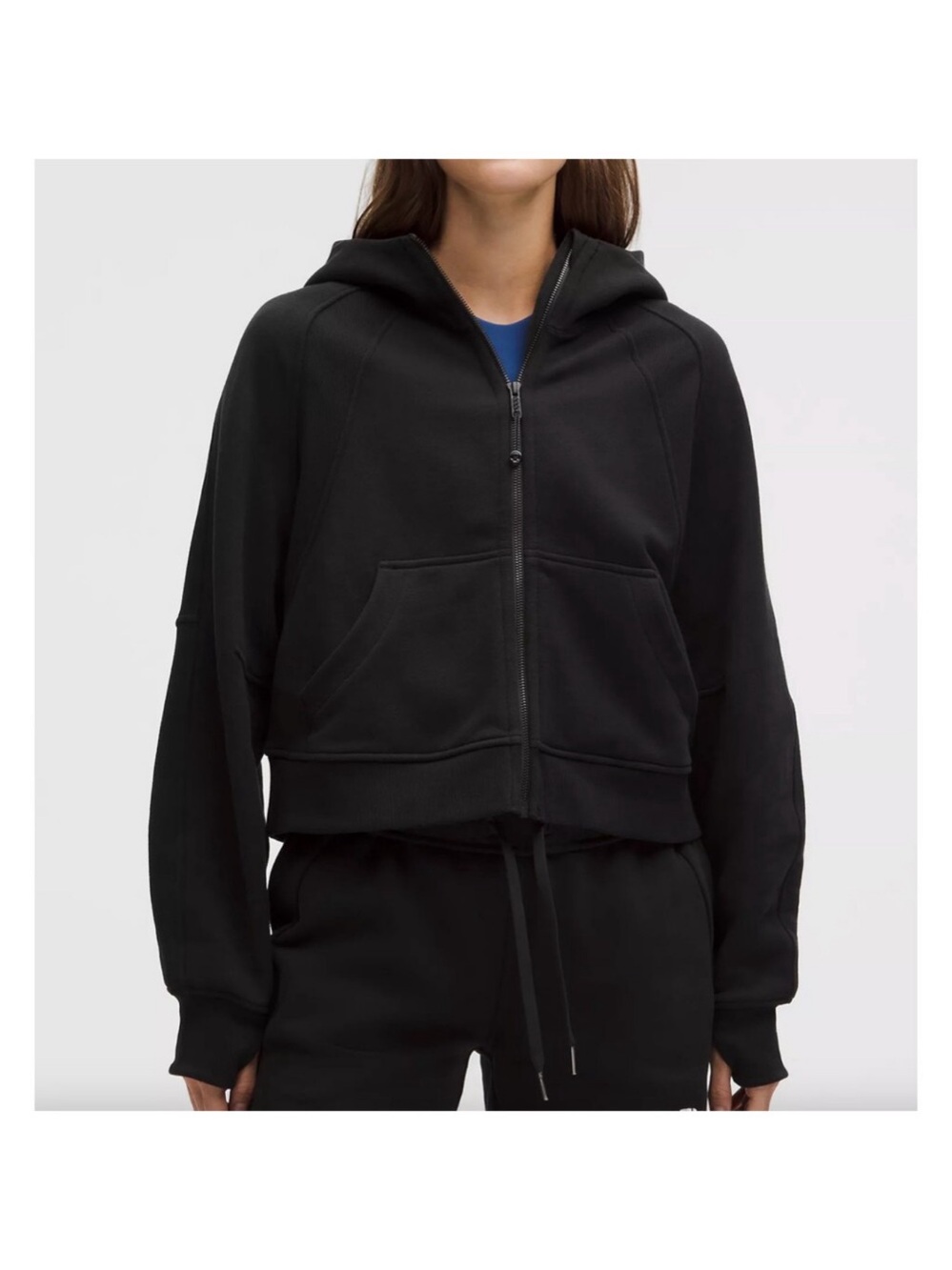 Lululemon Scuba Oversized Full Zip Black Size M/L